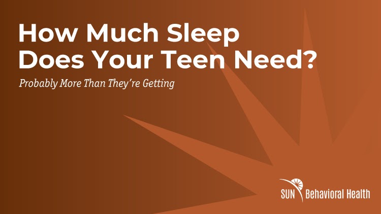 teen sleep needs